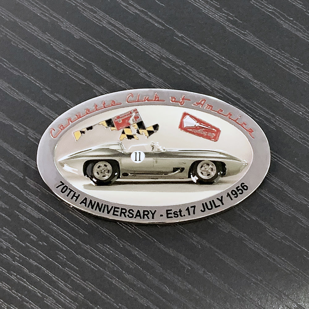 LogoTags, America's Leading Custom Challenge Coin and Race Medal Company, Sponsors Old Dominion Corvette Club