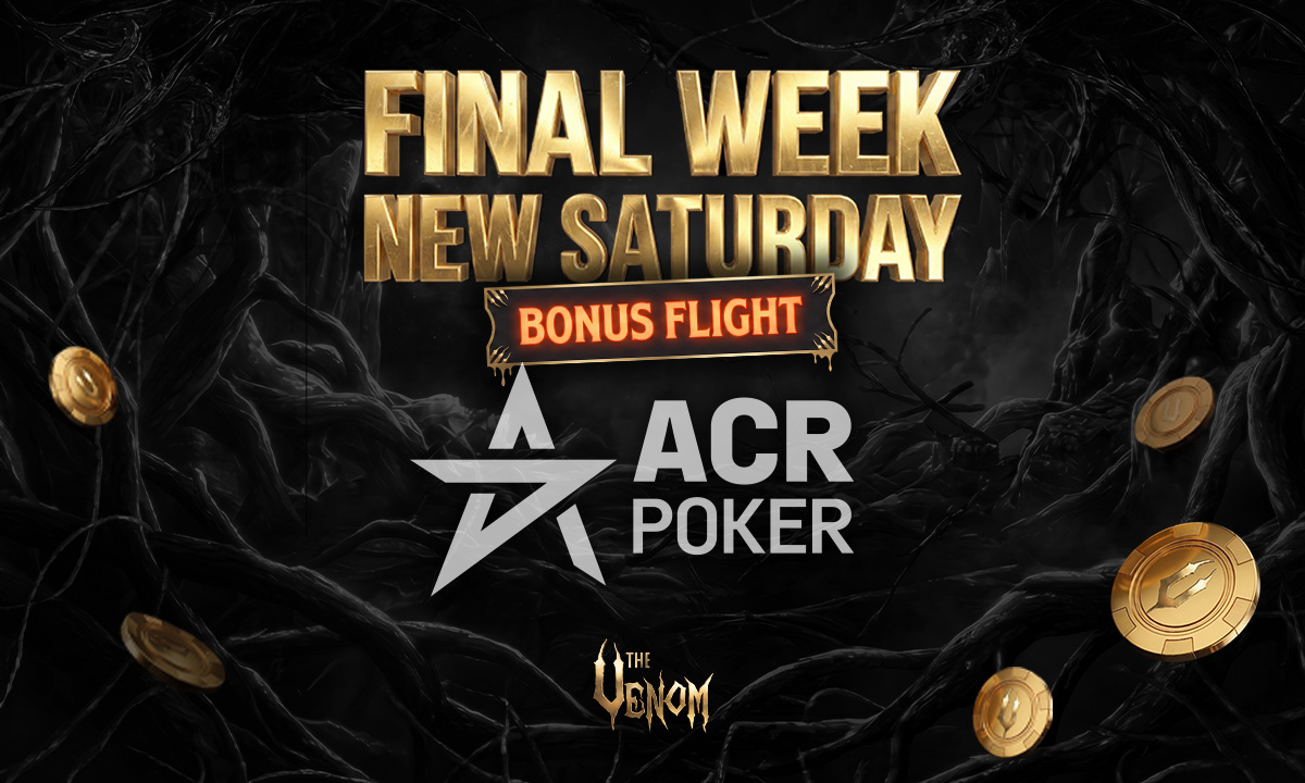 Americas Cardroom Expands Final Week of $15 Million Dual Venoms