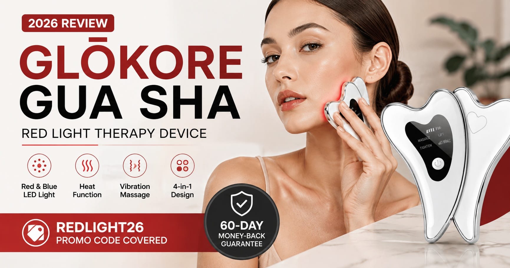 Glōkore Gua Sha Massager Review 2026: Could This 4-in-1 LED Facial Tool Finally Be the Skincare Upgrade Your Routine Has Been Waiting For?