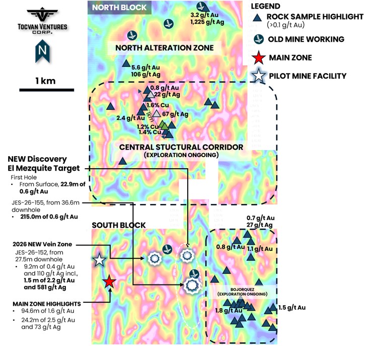 Tocvan Announces New Surface Mineralization in Several Zones at Gran Pilar Gold-Silver Project