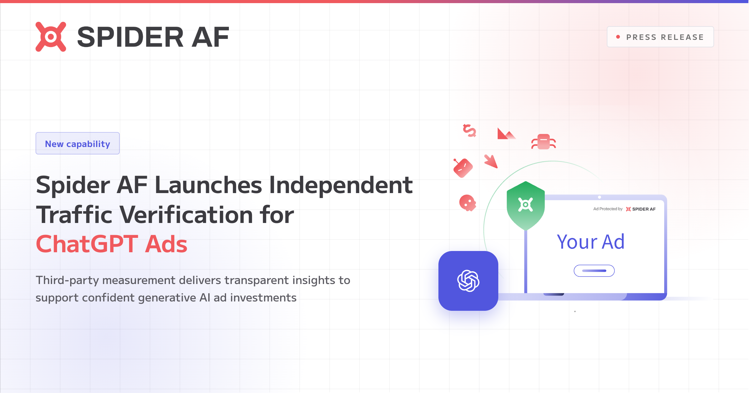 Spider AF Launches Ad Fraud Detection for ChatGPT Ads Third-Party Visibility into AI Ad Traffic Quality
