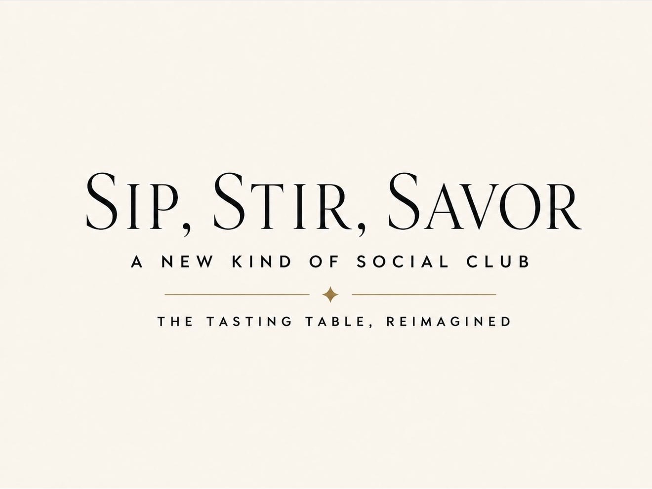 Sip, Stir + Savor Turns At-Home Entertaining Into an Interactive Social Experience