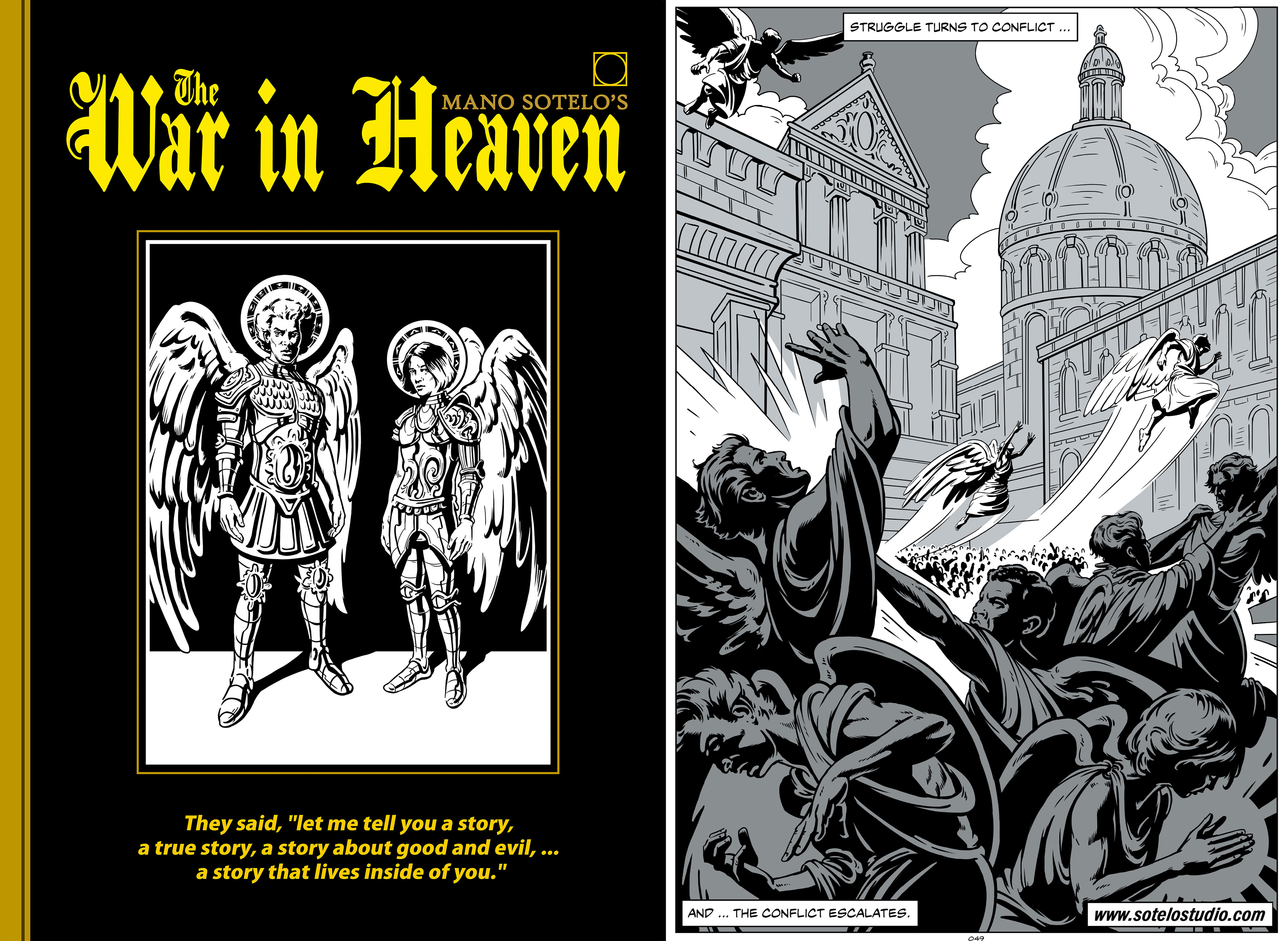 What if Heaven and Hell are More Human Than we Think? - The Central Question of The War in Heaven by Mano Sotelo 