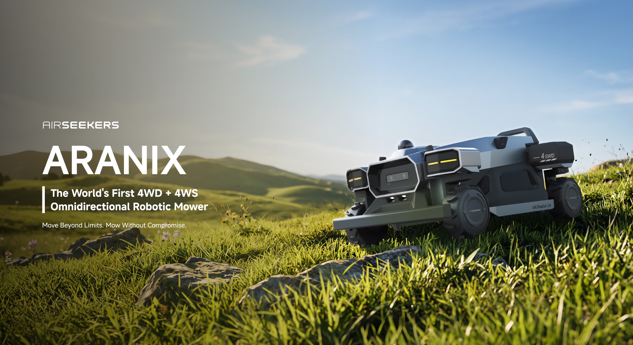AIRSEEKERS Unveils Flagship ARANIX Robotic Mower at IFA 2026