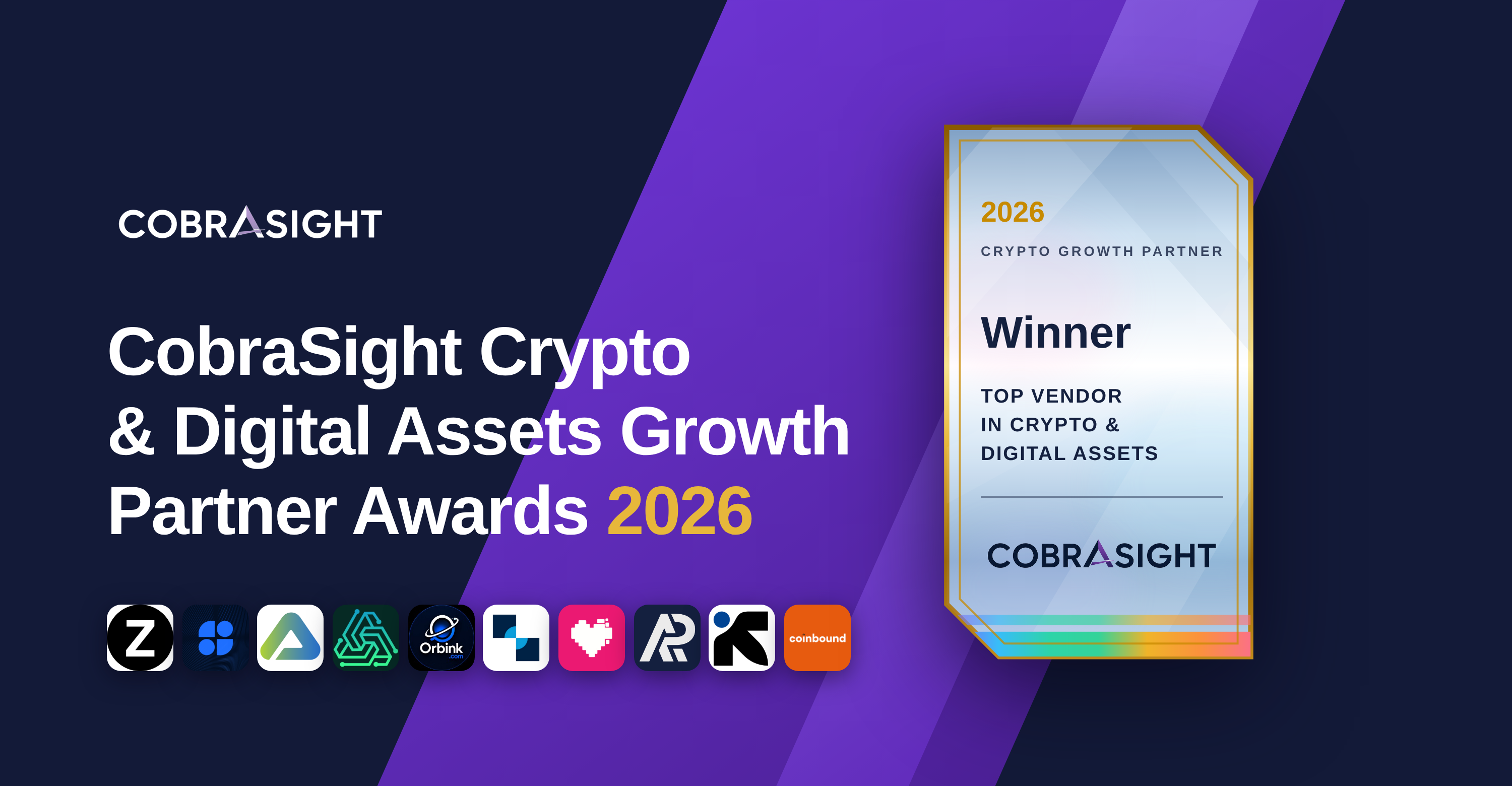 CobraSight Names 10 Winners in 2026 Crypto & Digital Assets Growth Partner Awards