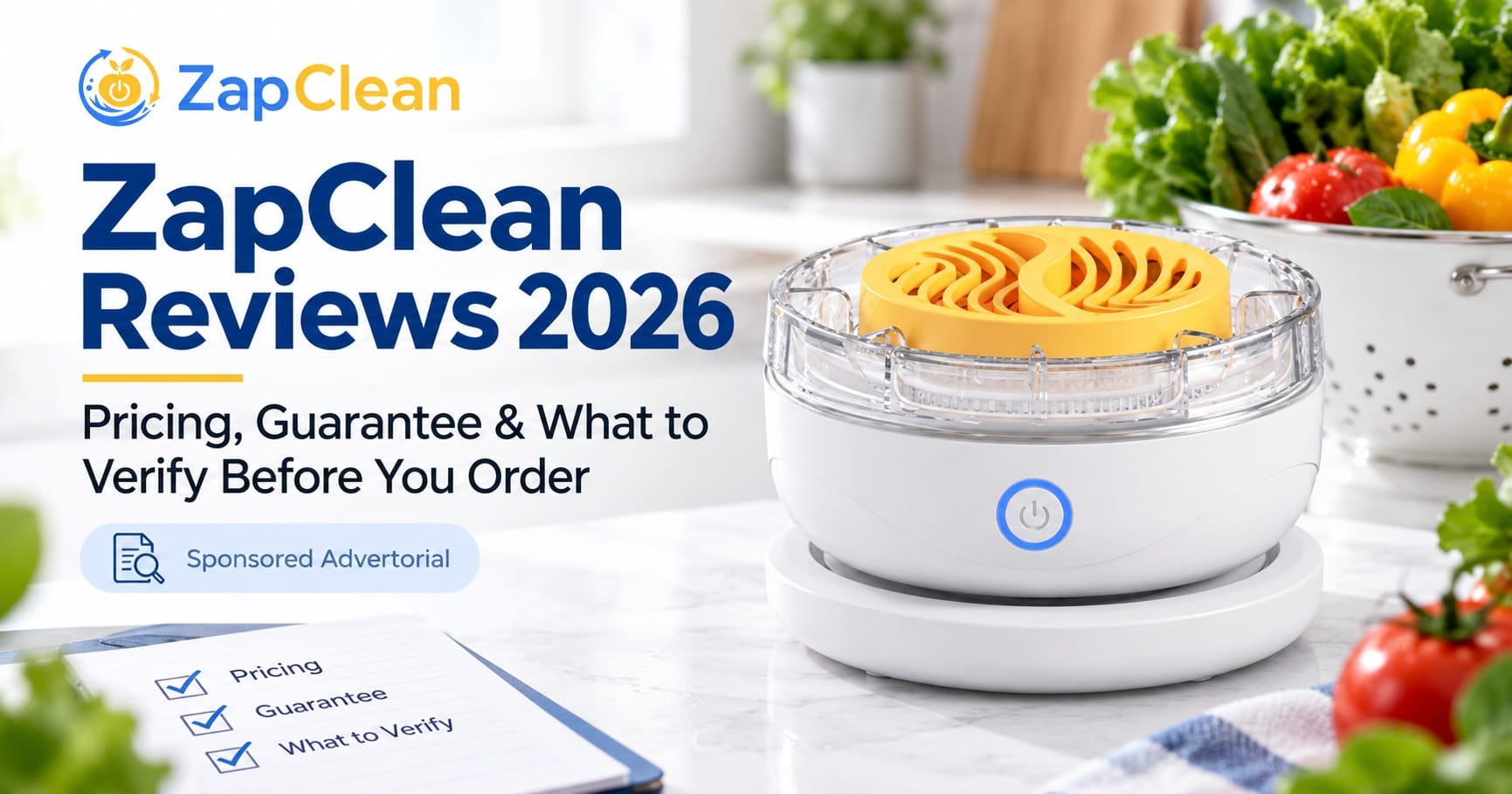 ZapClean Reviews & Complaints 2026: Could This Cordless Produce Cleaner Be the Kitchen Upgrade Your Routine Has Been Missing?