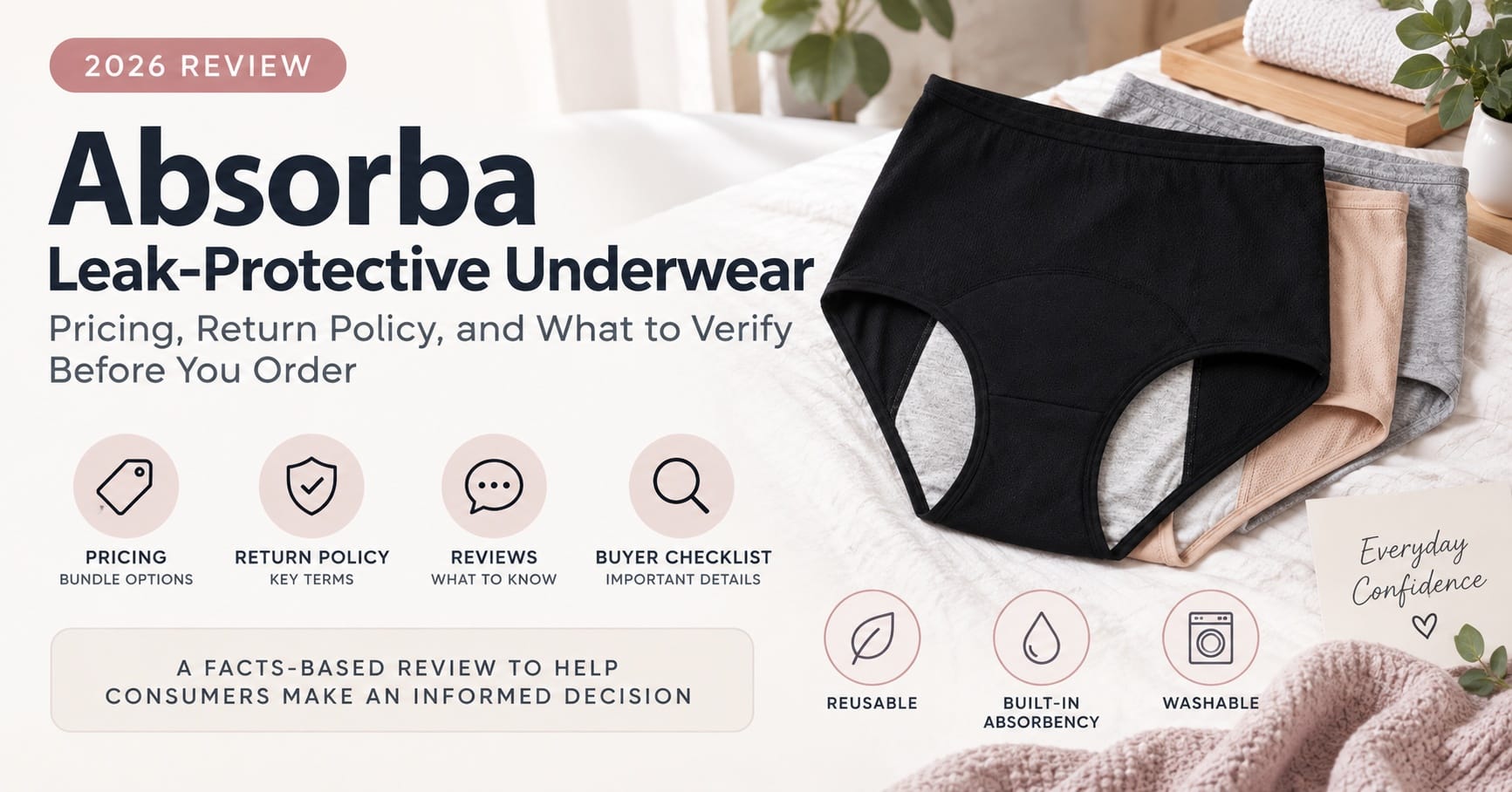 Absorba Reviews 2026: Could This Reusable Underwear Be the Leak-Protection Upgrade Your Daily Routine Has Been Missing? Price, Fit & Absorbency Examined
