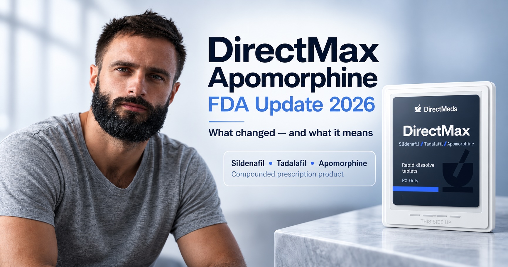 DirectMax Apomorphine Review 2026: The Truth About Its FDA Status and What Patients Should Know
