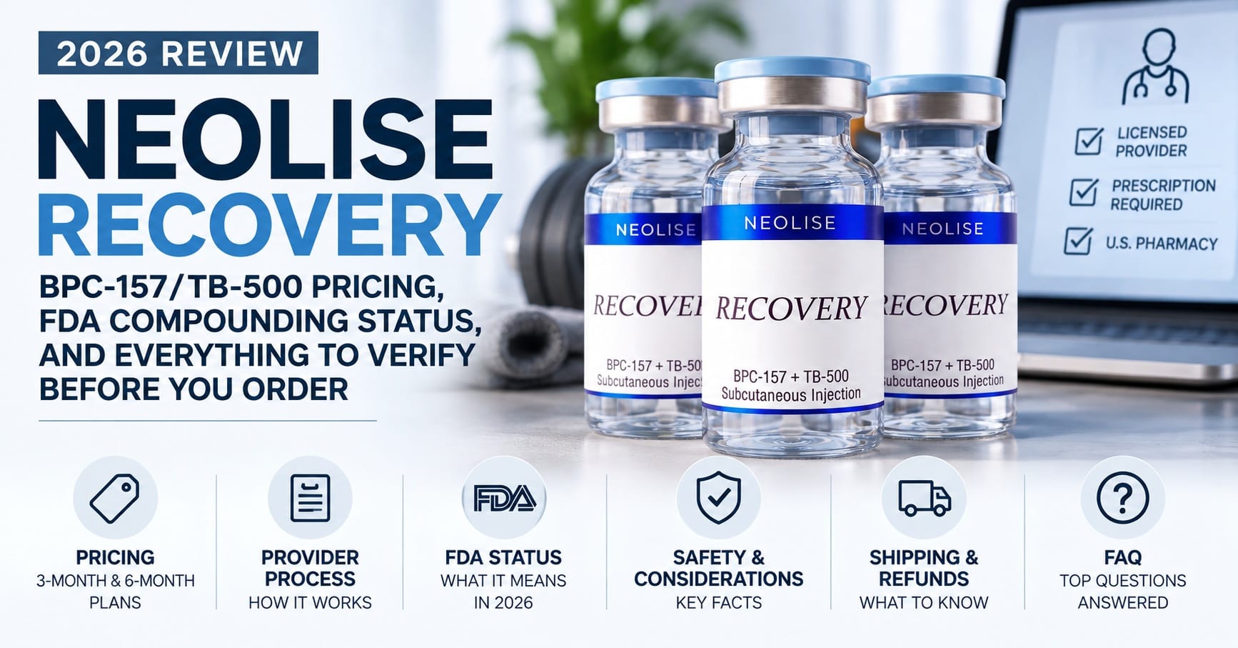NEOLISE Recovery Review 2026: Could This BPC-157/TB-500 Protocol Be the Recovery Upgrade You've Been Looking For? Price & FDA Status Examined