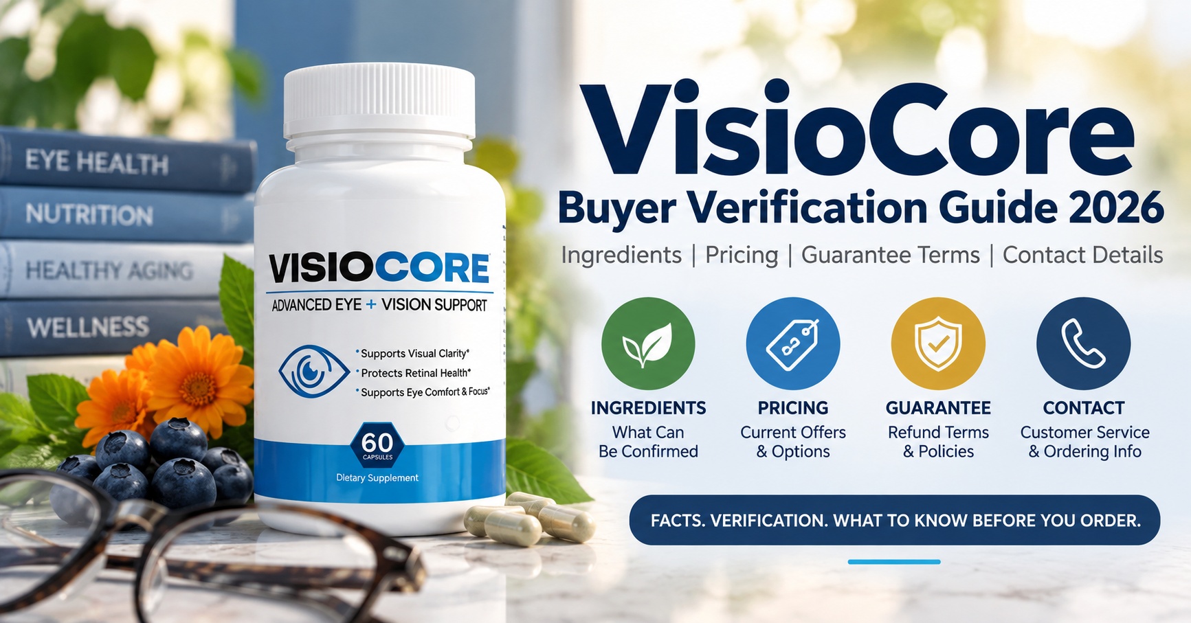 VisioCore Buyer Verification Guide 2026: Ingredients, Pricing, Guarantee Terms, and Contact Details