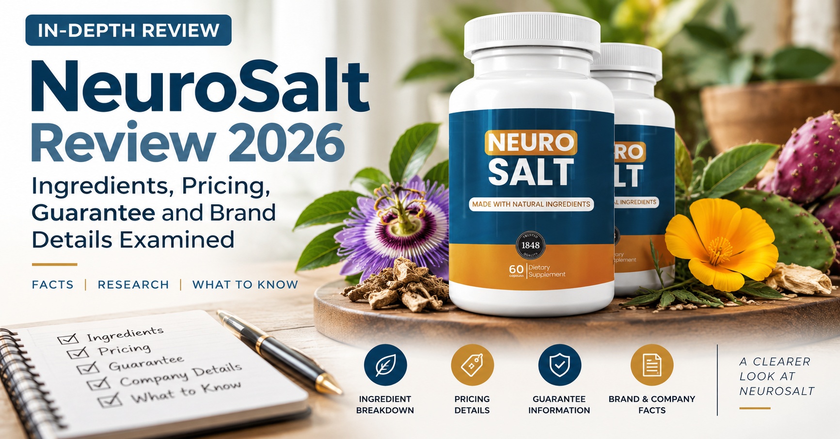 NeuroSalt Reviews 2026: Could This Five-Botanical Formula Be the Daily Nerve-Support Routine Buyers Have Been Looking For