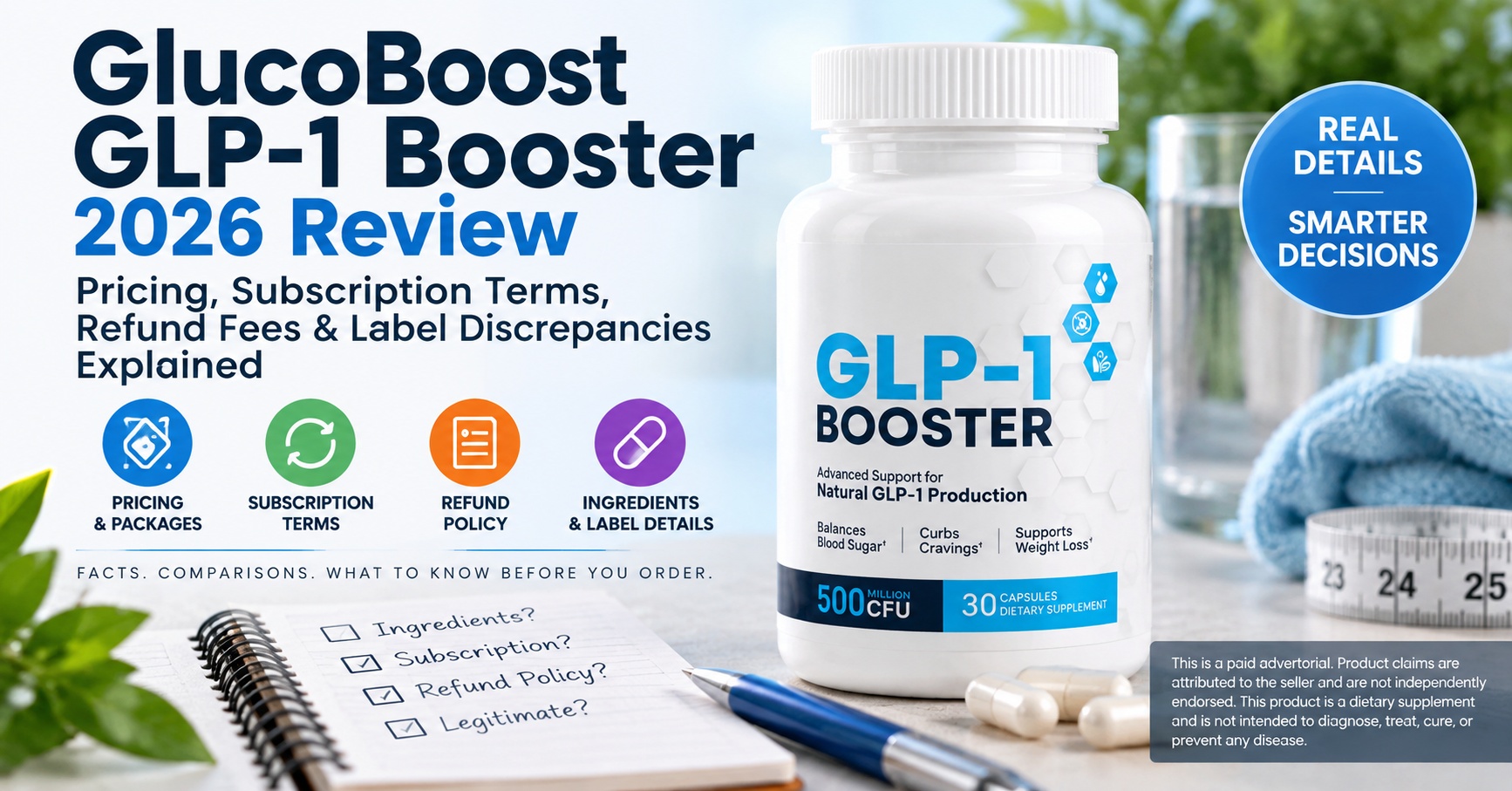 GlucoBoost GLP-1 Booster Review 2026: Could This Be the Non-Injectable Weight-Support Upgrade Your Daily Routine Has Been Missing?