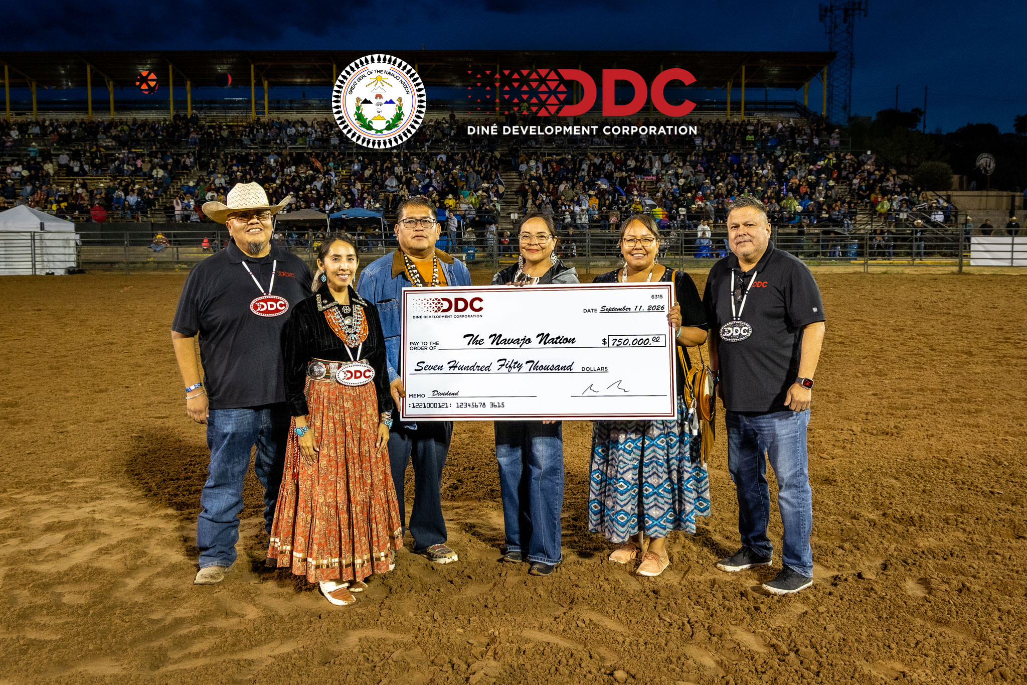 Diné Development Corporation Presents $750,000 Dividend to Navajo Nation