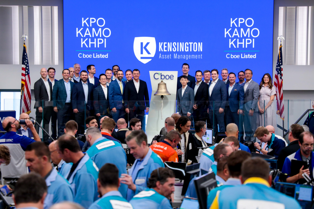 Kensington Returns to Cboe to Celebrate Launch of Kensington Premium Opportunities ETF (KPO) and Growing ETF Platform