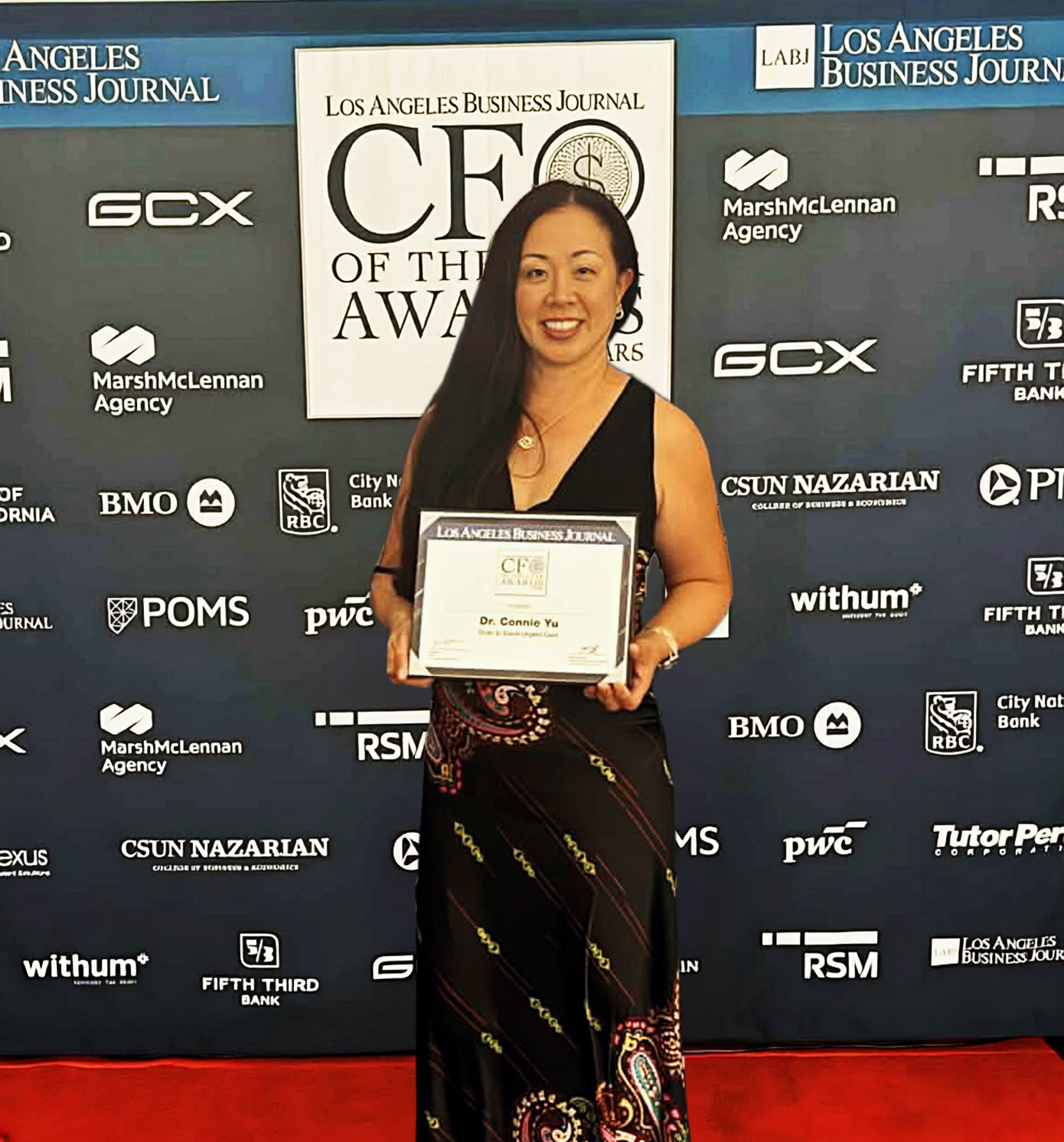 Power Couple Dr. Vinson Eugene Allen and Dr. Connie Yu Allen Honored by the Los Angeles Business Journal