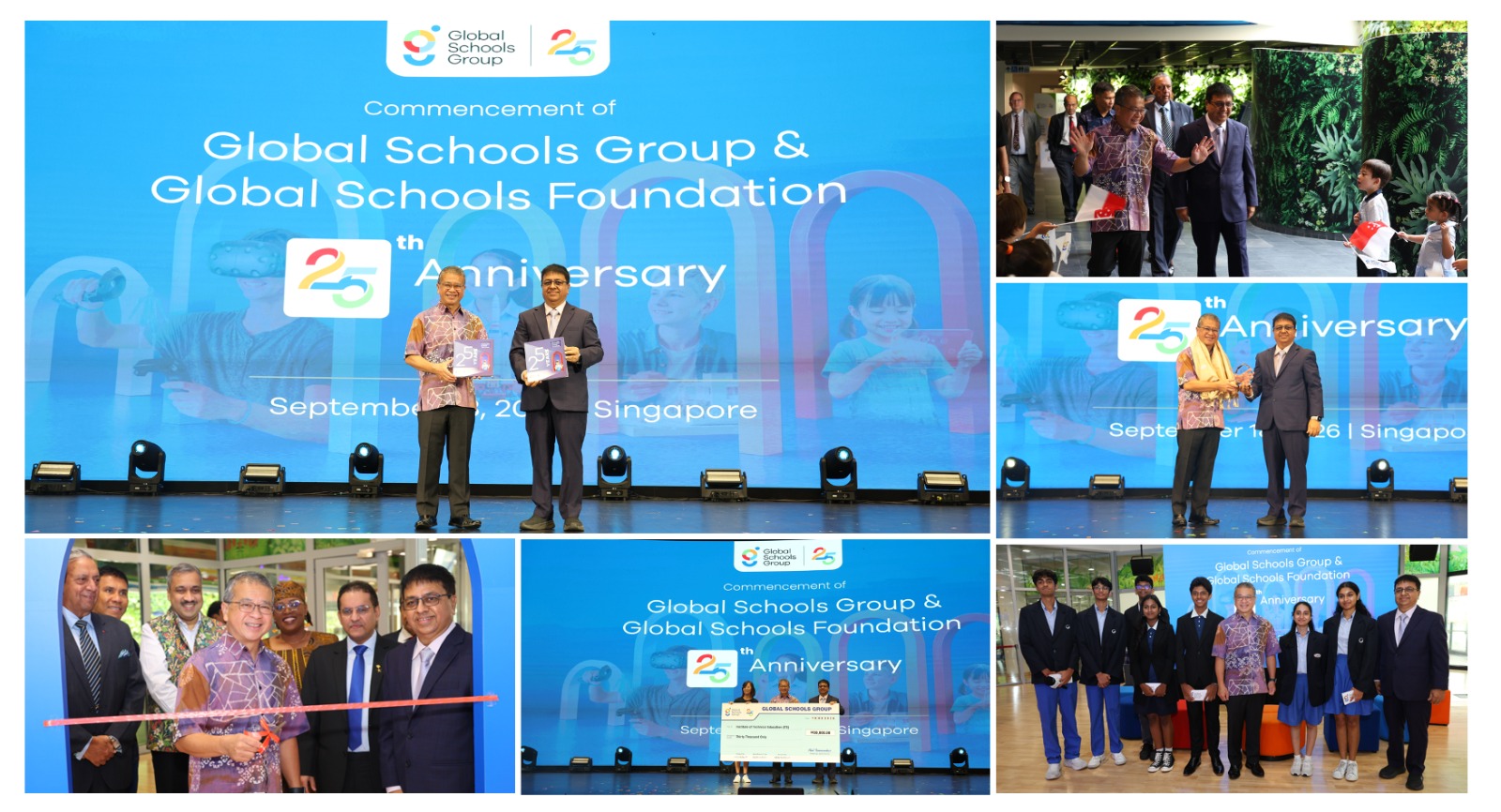 Global Schools Group Marks 25th Anniversary with S$100,000 Multi-Organisation Community Support