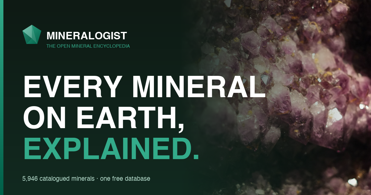 Mineralogist.org is Building One of the Web’s Most Comprehensive Mineral Databases With Tryllium