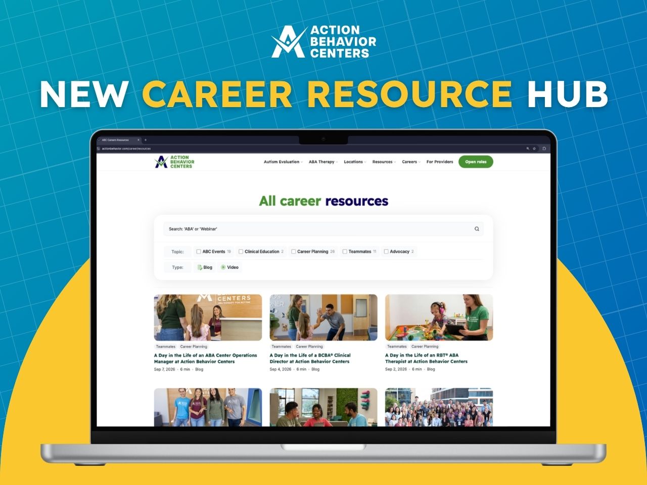 Action Behavior Centers Launches New Career Resource Hub for BCBAs(R) and ABA Therapists