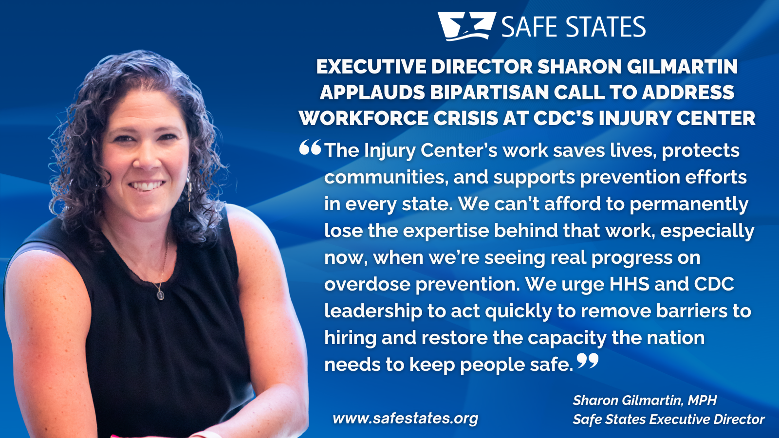 Safe States Applauds Bipartisan Call for Secretary Robert F. Kennedy, Jr. to Address Workforce Crisis at CDC's Injury Center