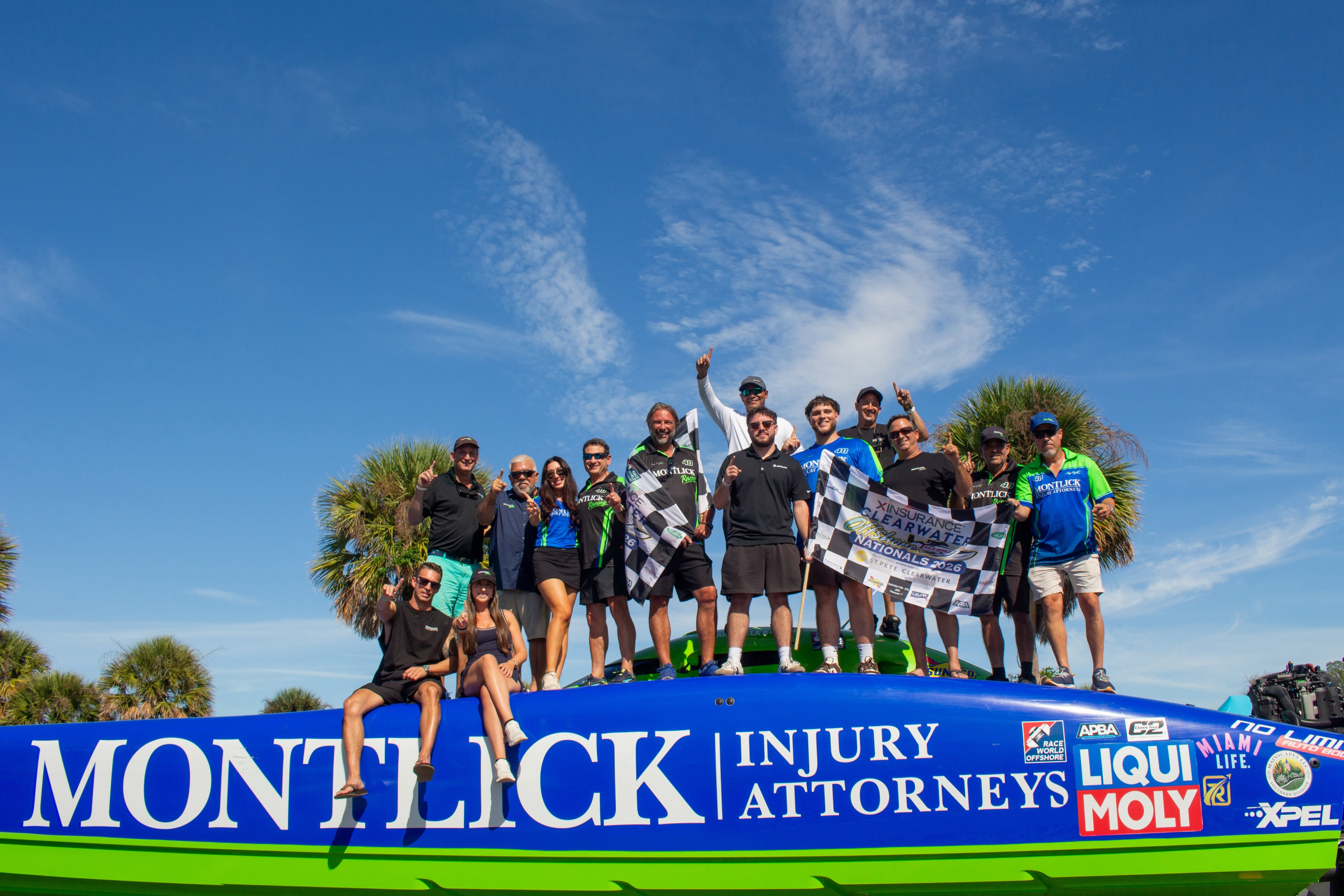 Team Montlick Racing Sweeps Clearwater Offshore Nationals, Strengthens Championship Run
