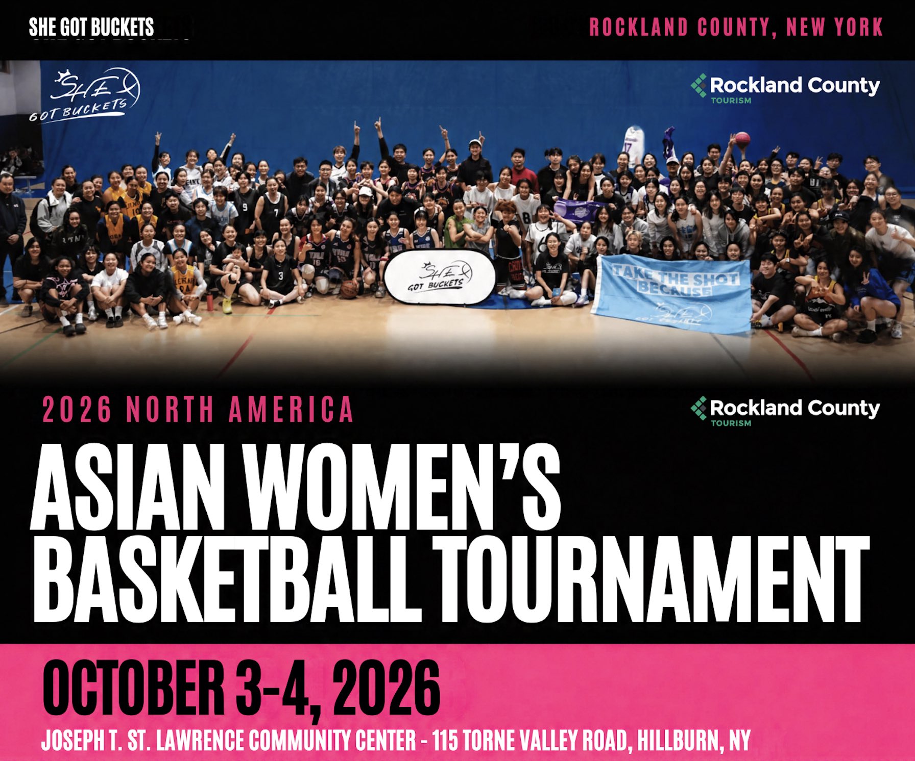 She Got Buckets Brings Major Women's Basketball and Sports Tourism Weekend to Rockland County, October 3-4
