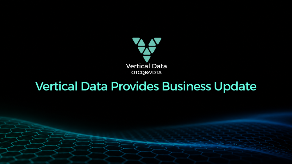 Vertical Data Provides Business Update