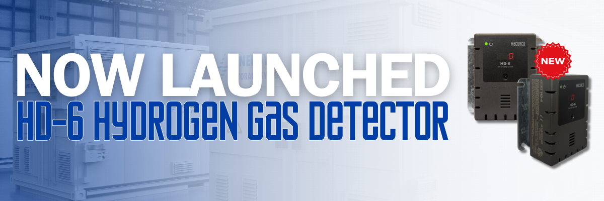 Macurco Introduces 10-Year Hydrogen Detector for BESS and Data Center Applications