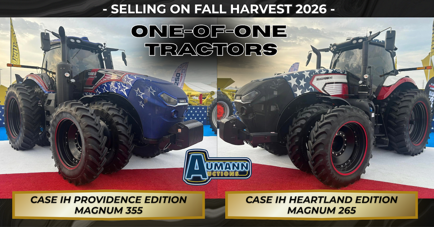 Case IH to Auction Two One-of-One Magnum Tractors Celebrating 250 Years of American Agriculture