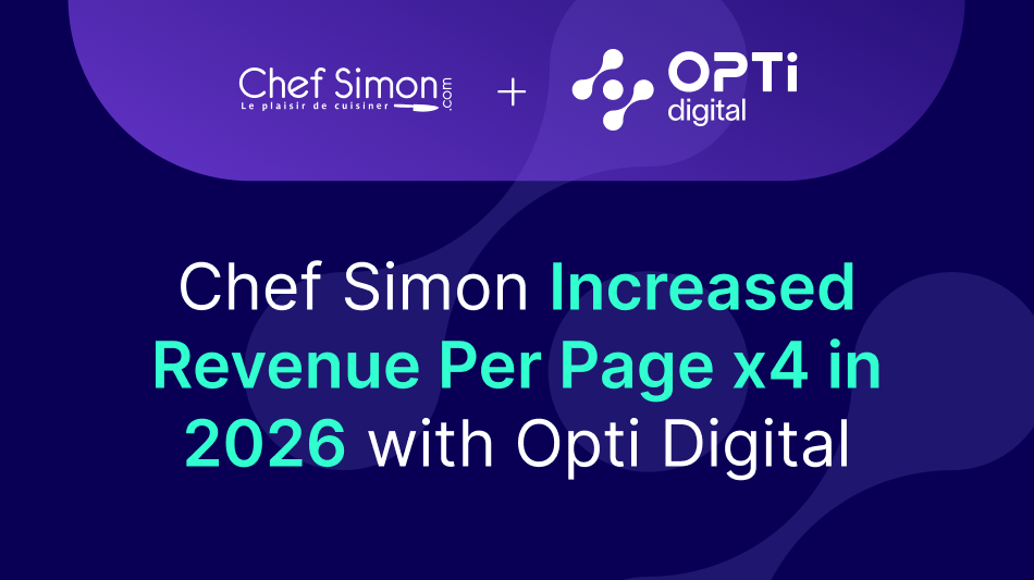 Chef Simon Quadruples Revenue Per Page with Opti Digital