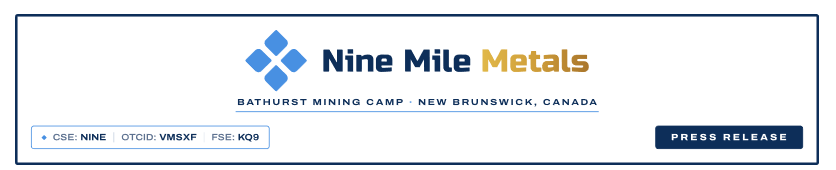 Nine Mile Metals Mobilizes Second Drill Rig to the Tribag-West Wedge Target Area to Test High-Priority TDEM VMS Targets