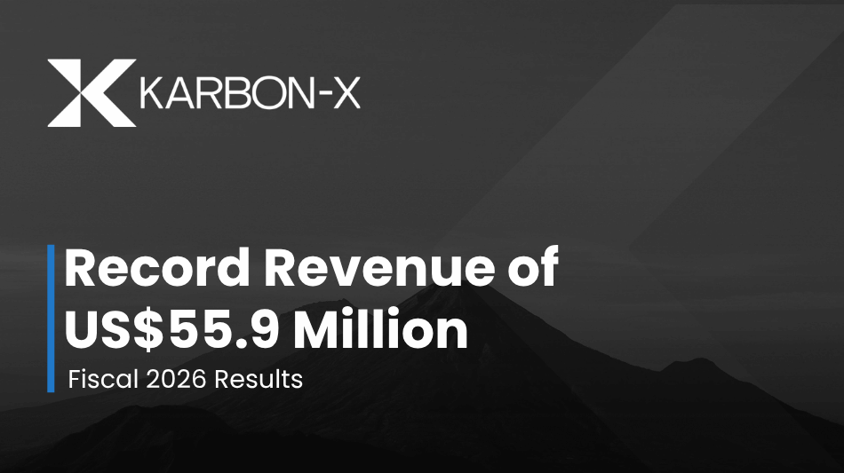 Karbon‑X (OTCQB:KARX) Reports Record Fiscal 2026 Revenue of $55.9 Million as Company Scales Global Carbon Market Operations