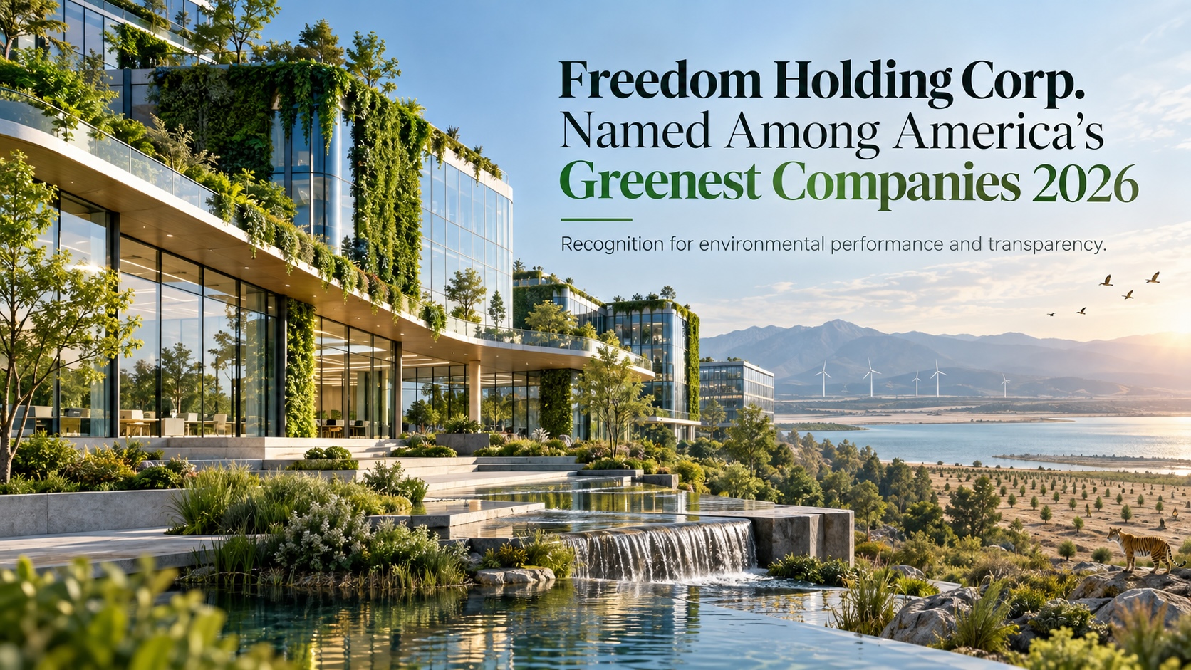 Freedom Holding Corp. Named Among America's Greenest Companies 2026 by Newsweek