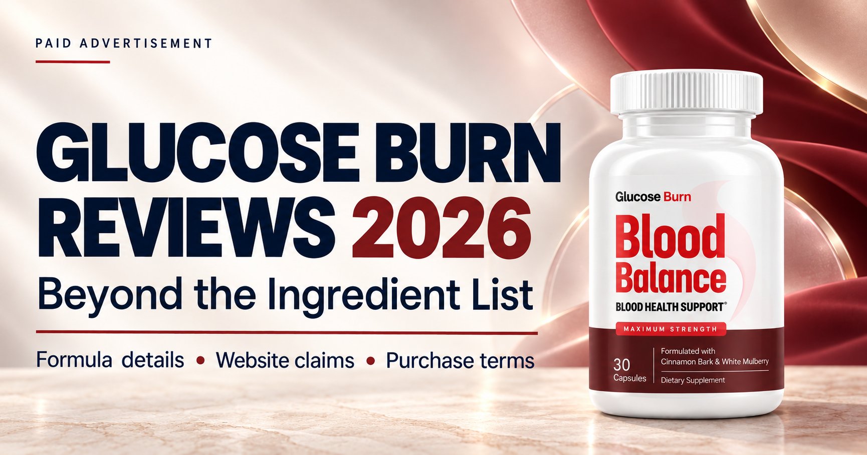 Glucose Burn Reviews 2026: Could This Be Your Next Wellness Supplement? Ingredients, Pricing, and Trial Details