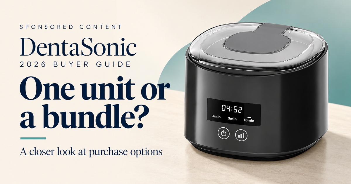 DentaSonic Reviews 2026: Could a Cordless Cleaner Fit Your Retainer Routine? Features and Bundle Pricing Explained