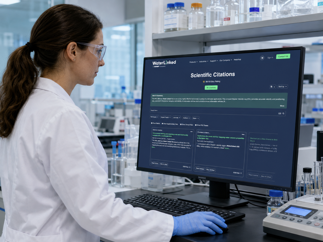 Water Linked Uses Bioz Badges to Connect Subsea Engineers with Published Research