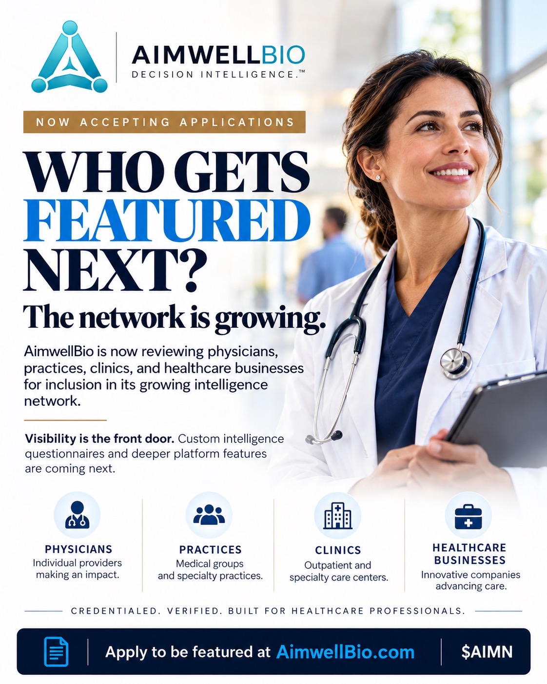 After One Clinic Said Yes, the Phone Started Ringing. AIMN Opens Applications for Practices to Be Featured Next.
