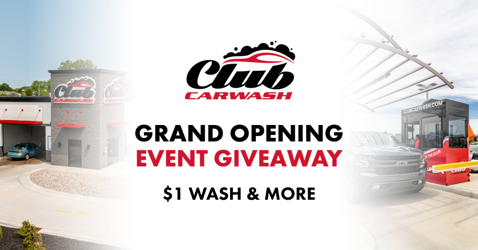 Club Car Wash Marks Grand Opening in Aurora with Wash Special and More