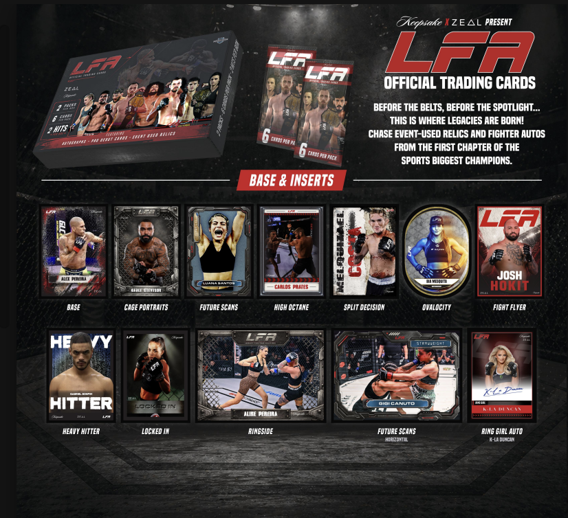 Before They Become Champions, Collect Where Their Legacy Begins: LFA and Keepsake Announce All-New Trading Card Collection