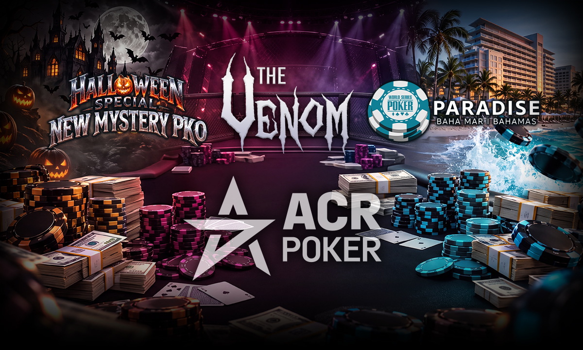 Americas Cardroom Details Big Upcoming Sunday with Dual Venoms, Halloween and WSOP Paradise