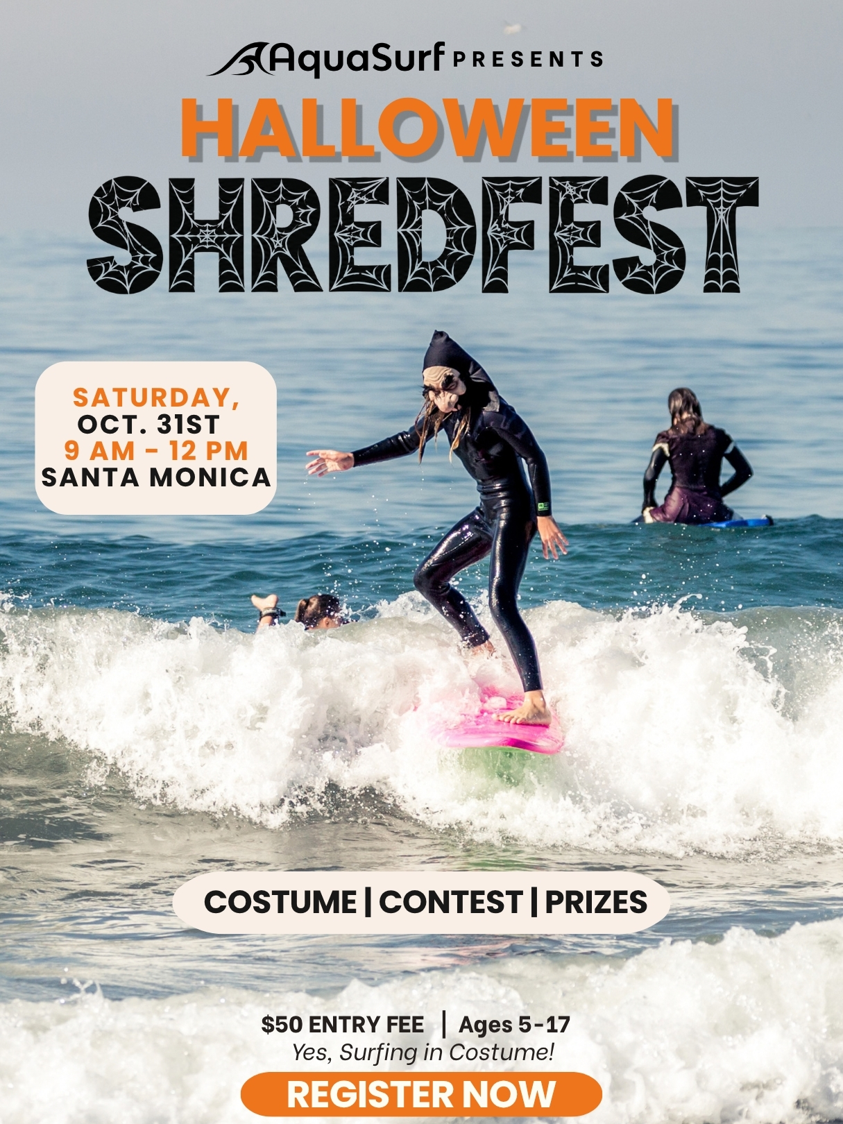 Aqua Surf School to Host Kids' Halloween Surf Contest in Santa Monica