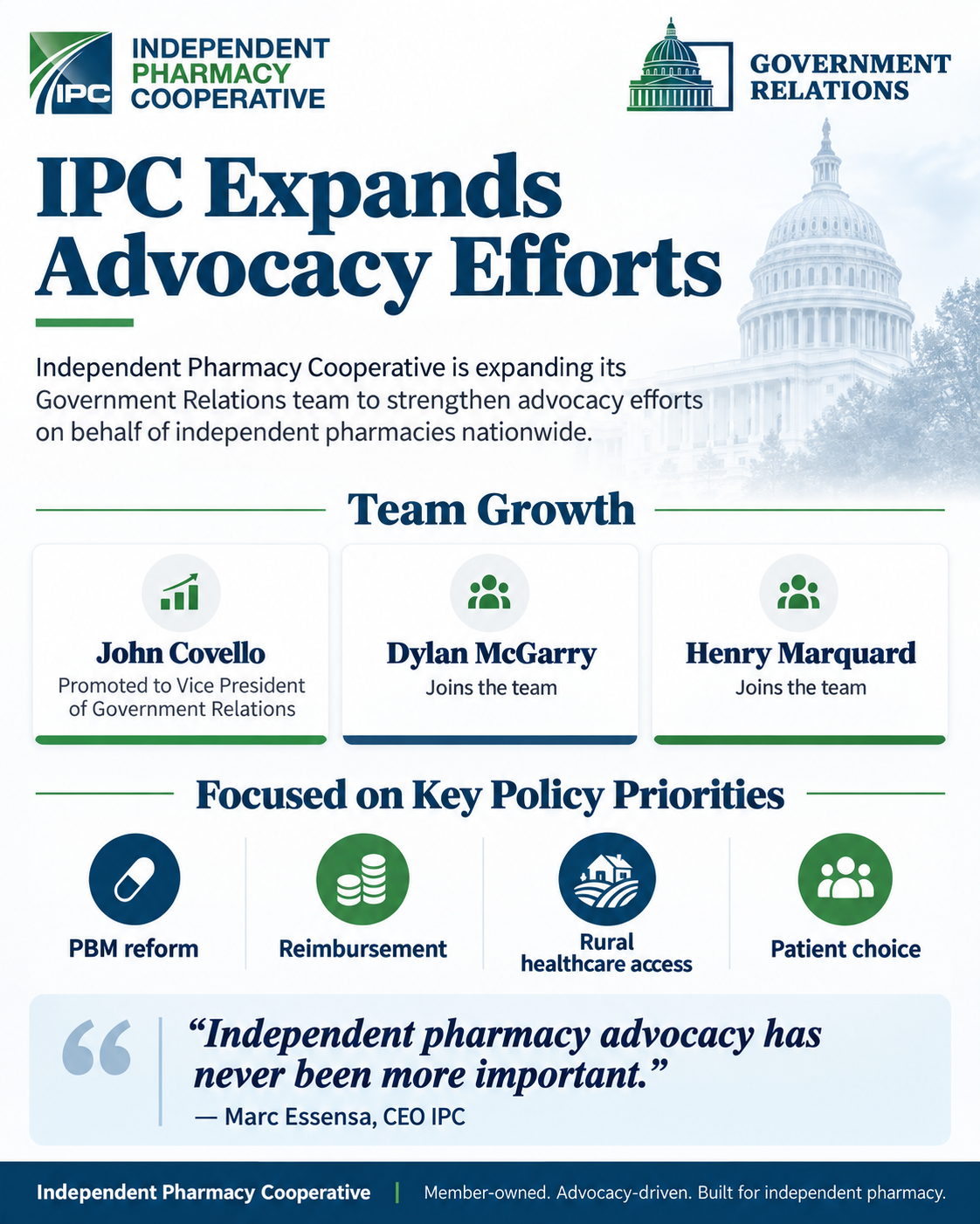 IPC Expands Advocacy Efforts