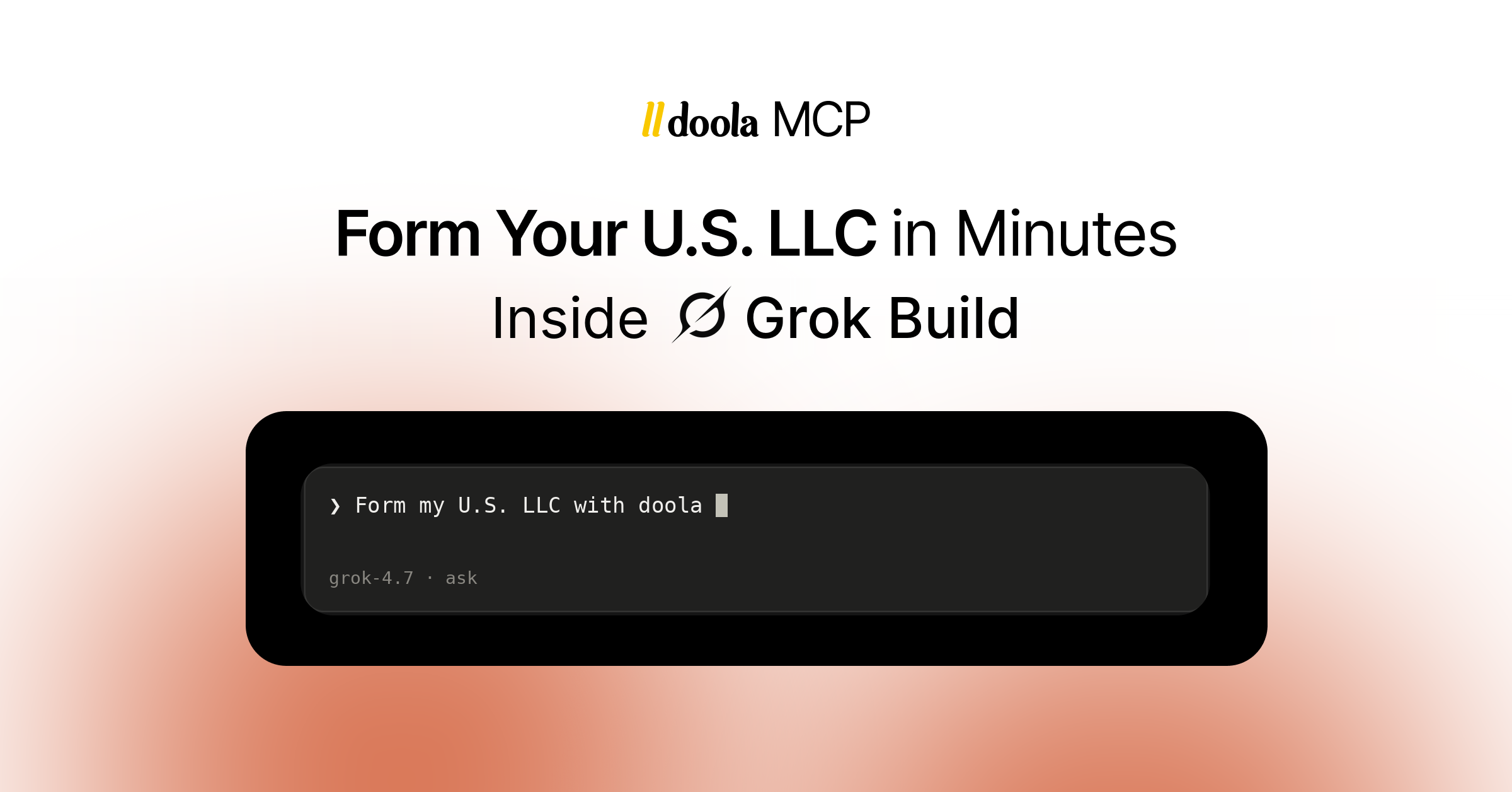 doola MCP Brings US LLC Formation to Grok Build, Closing the Gap Between Building an App and Owning a Company