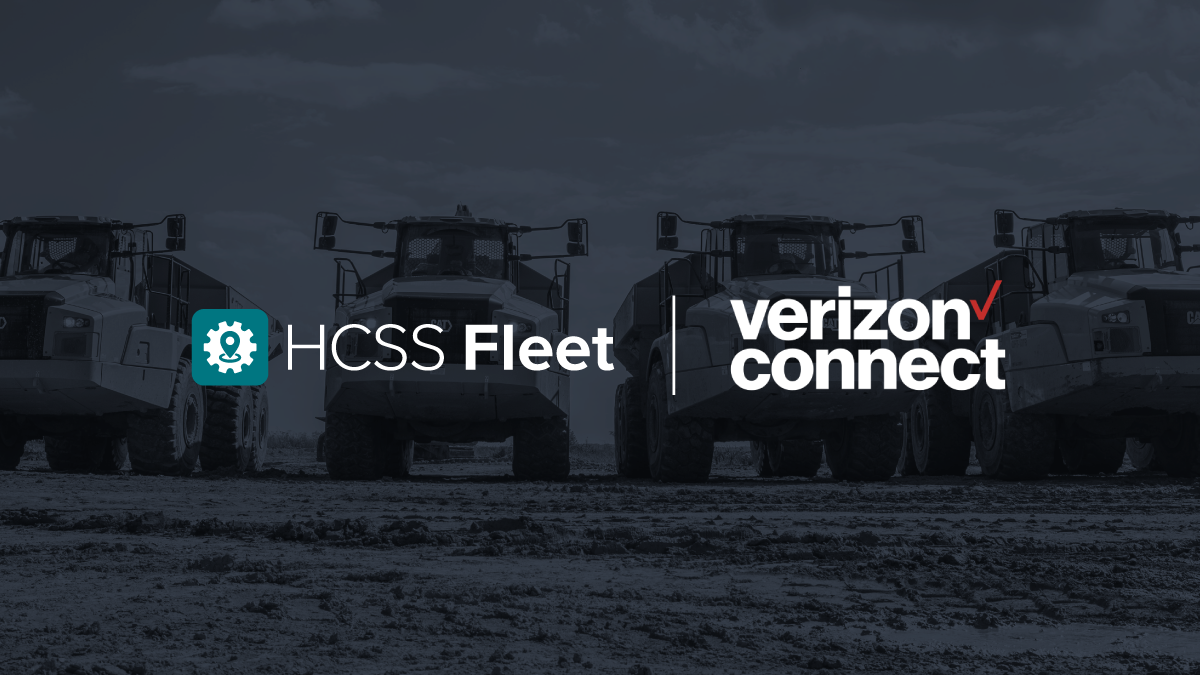 HCSS Partners with Verizon Connect to Deliver the Next Level of Fleet Intelligence