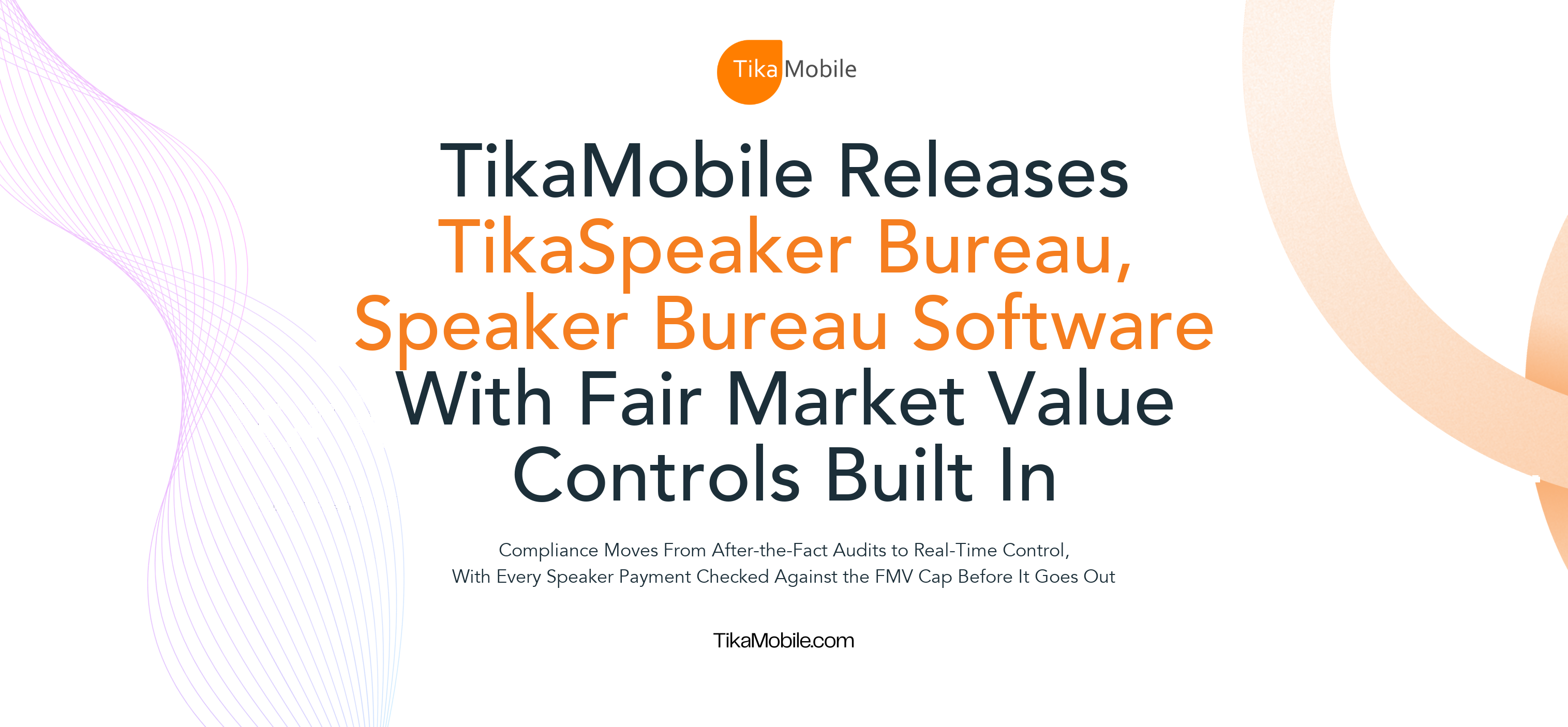 TikaMobile Releases TikaSpeaker Bureau, Speaker Bureau Software With Fair Market Value Controls Built In