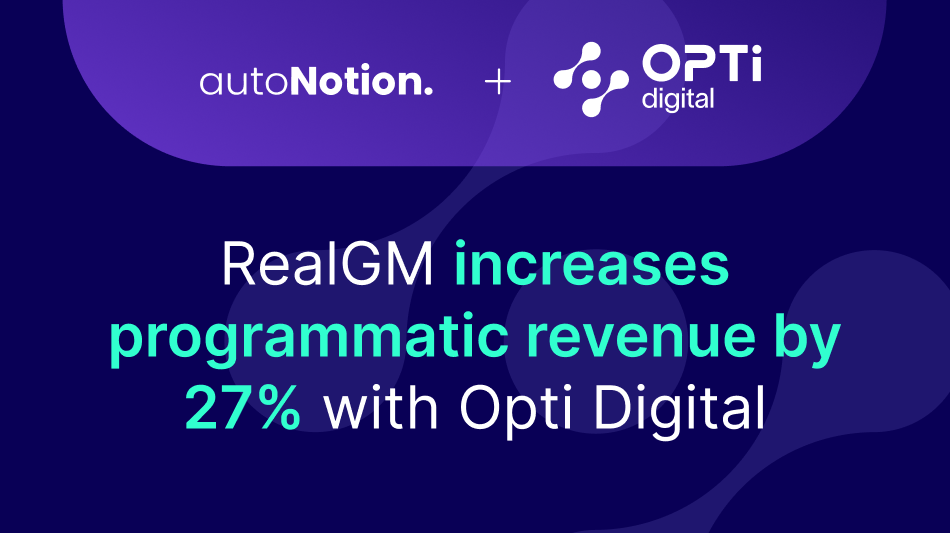 RealGM Increases Programmatic Revenue by 27% with Opti Digital