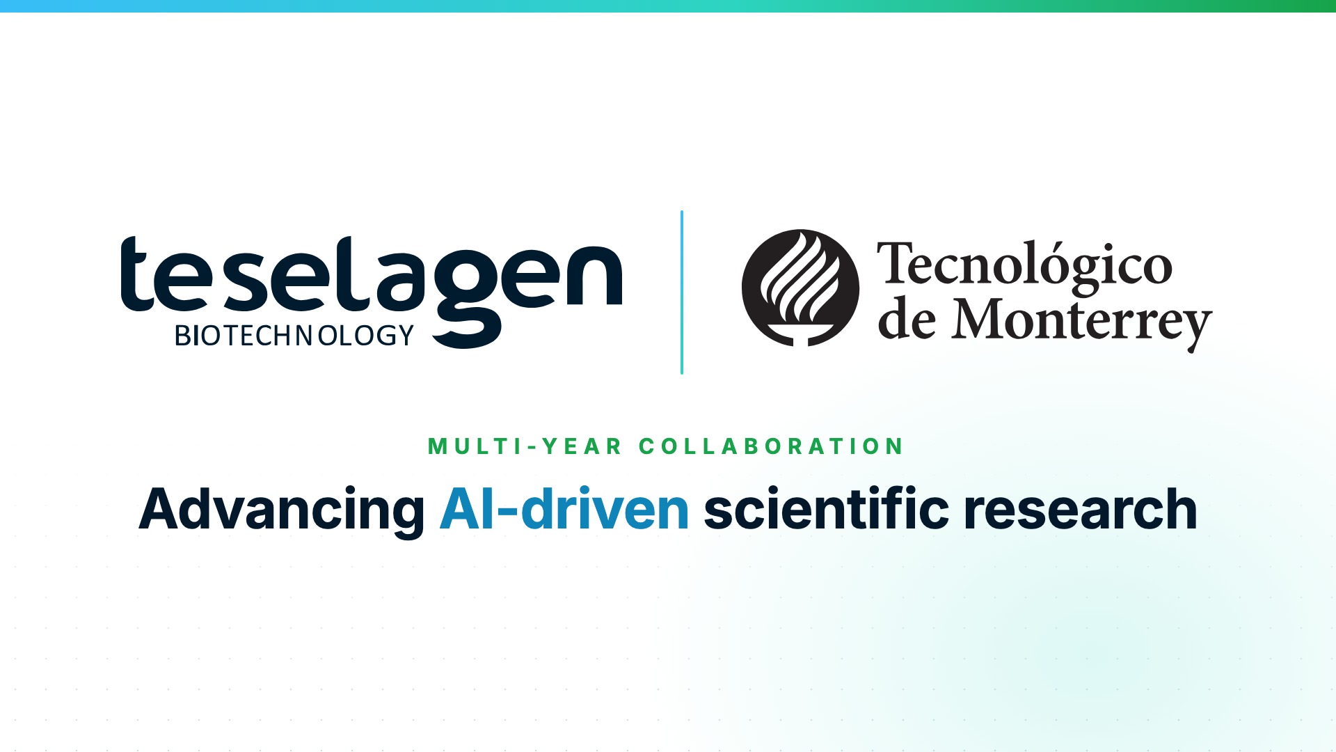 TeselaGen and Tecnológico de Monterrey Announce Collaboration to Advance AI-Driven Scientific Research