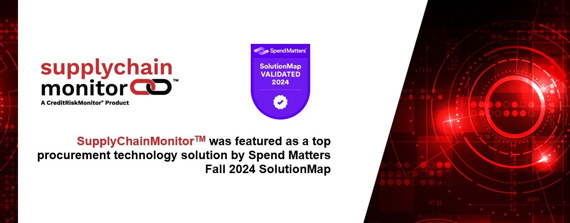 CreditRiskMonitor.com Recognized by Spend Matters Fall 2024 SolutionMap