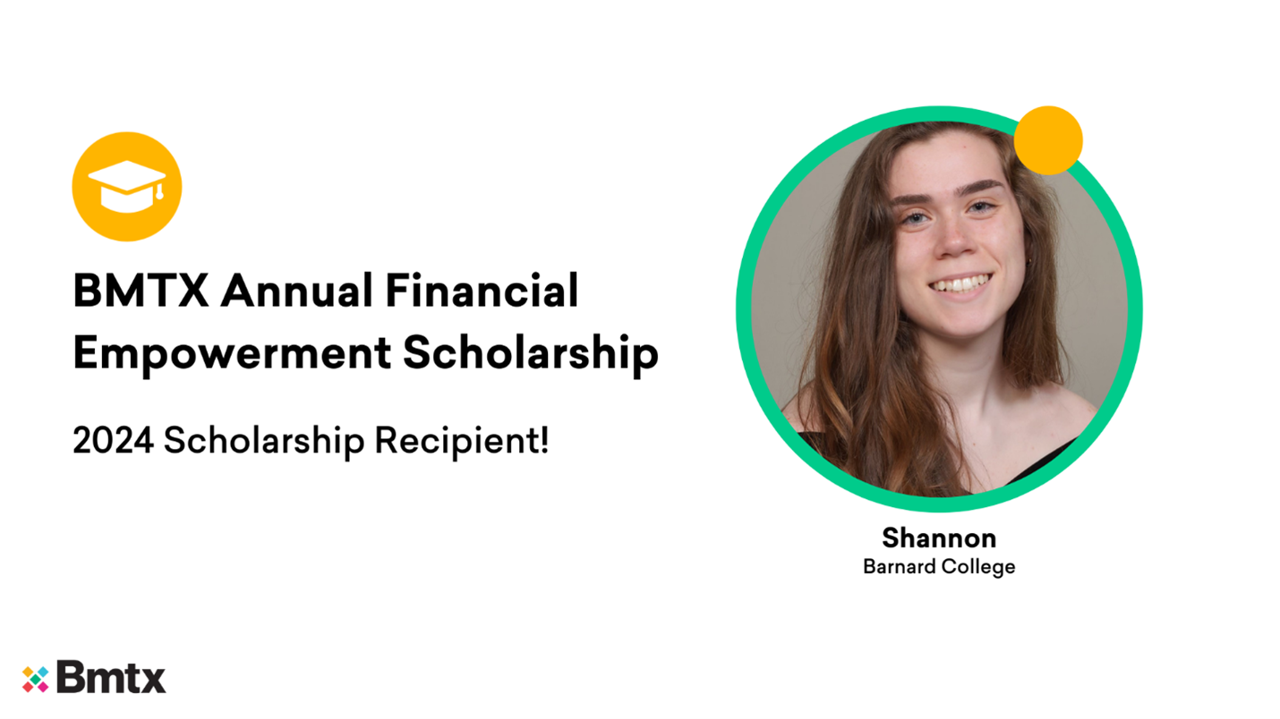 Barnard College Student Awarded 2024 BM Technologies (BMTX) Financial Empowerment Scholarship for Advancing Financial Literacy