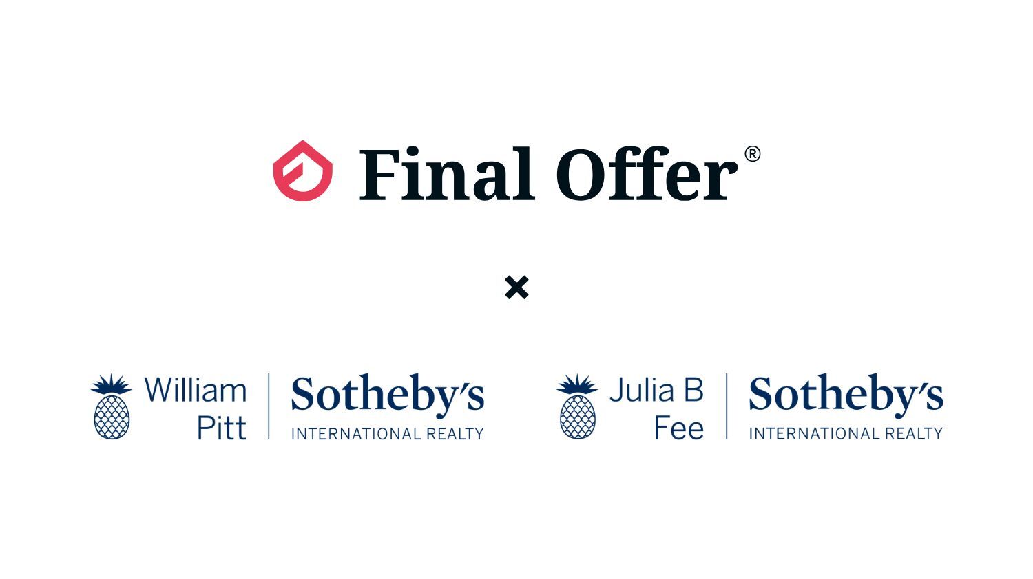 Final Offer Launches in Connecticut, New York and the Berkshires, Massachusetts, in Collaboration With William Pitt - Julia B. Fee Sotheby’s International Realty