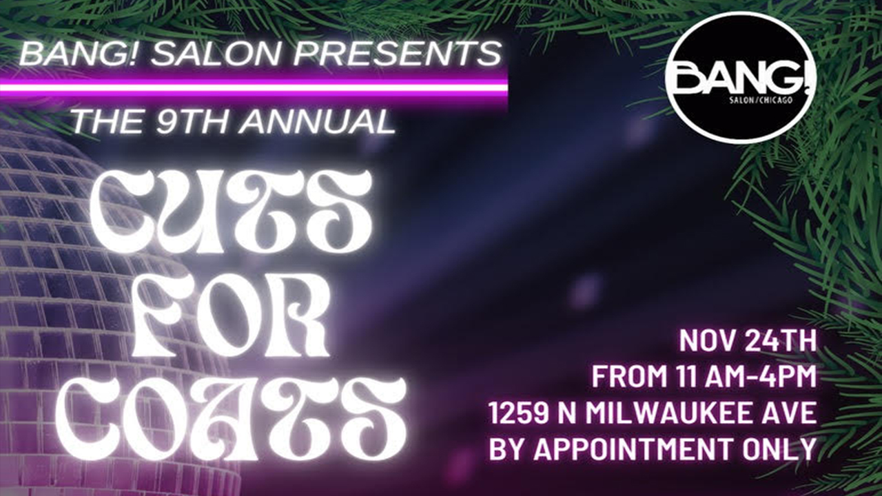 BANG! Salon Chicago Hosts 9th Annual Cuts for Coats Drive to Support Local Community Ahead of Winter